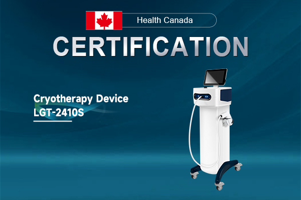 O dispositivo de crioterapia localizada de última geração LGT-2410S recebeu aprovação da Health Canada
