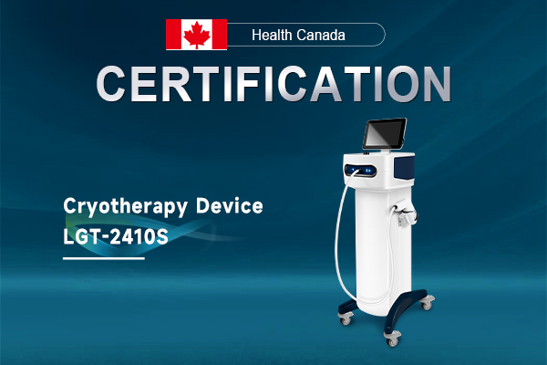 O dispositivo de crioterapia localizada de última geração LGT-2410S recebeu aprovação da Health Canada
